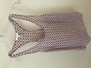 Joie Silk Razerback Circle Pattern Tank XS